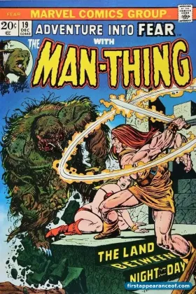 Adventure into Fear #19 (1973). Howard the Duck debuts in a Man-Thing back-up feature.