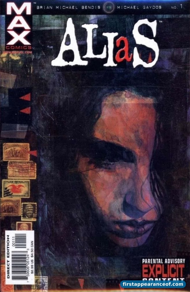 Alias #1 cover (2001)