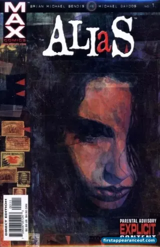 Alias #1 (2001). Marvel MAX. Brian Michael Bendis and Michael Gaydos launch the noir-detective Jessica Jones series.