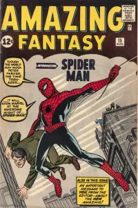 Spider-Man on the cover of Amazing Fantasy #15 (1962)