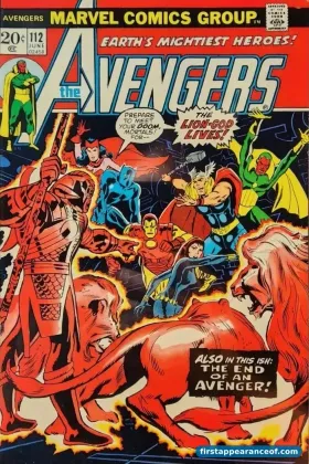The Avengers #112 (1973). Mantis debuts. Steve Englehart-era Avengers.