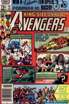 Rogue on the cover of The Avengers Annual #10 (1981), her first appearance.