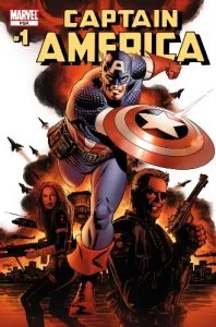 Captain America Vol. 5 #1 cover by Steve Epting, Winter Soldier arc