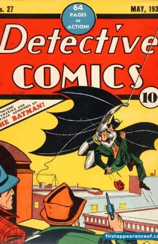 Batman on the cover of Detective Comics #27 (1939)