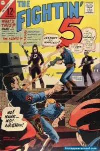Fightin' Five #40 cover
