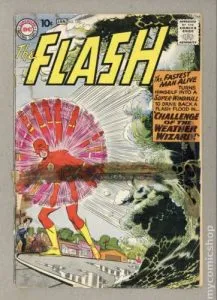 The Flash #110 cover, first appearance of Wally West as Kid Flash