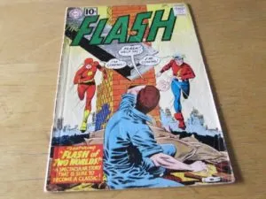 The Flash #123 cover, Flash of Two Worlds