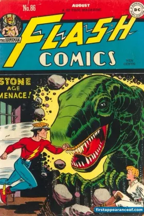 Flash Comics #86 (1947), the issue that introduces the original Black Canary, Dinah Drake, in a Johnny Thunder backup story.