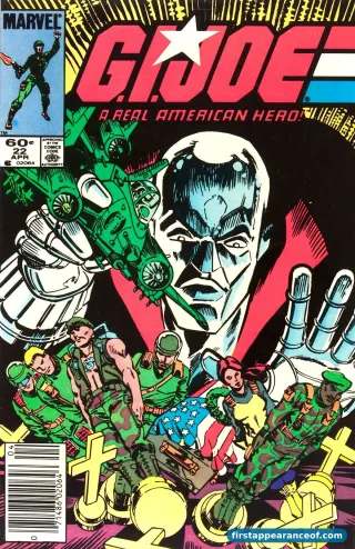 Cover of G.I. Joe: A Real American Hero #22 (1984), the first appearance of Roadblock
