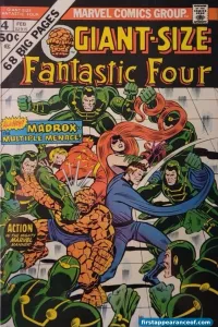 Giant-Size Fantastic Four #4 cover