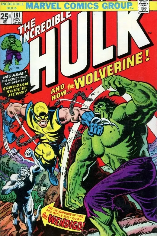 Wolverine first appearance in Incredible Hulk #181