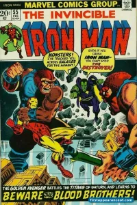 Iron Man #55 cover