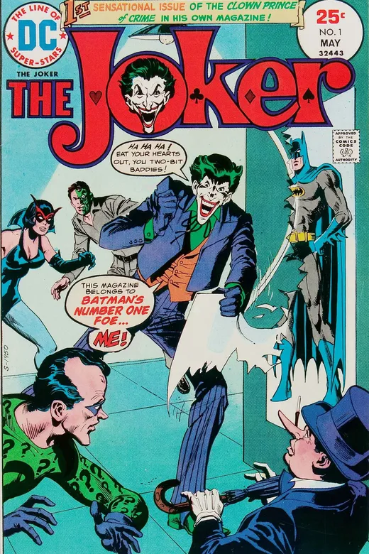 Joker first appearance in Joker #1 (1st Solo Title)