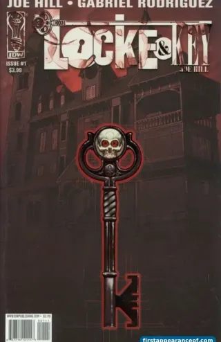Locke & Key #1 (2008). Joe Hill and Gabriel Rodríguez. Keyhouse is established in the series's debut as the central setting.