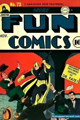 More Fun Comics #73 (1941). Aquaman debuts inside as a back-up feature; the cover features the Green Arrow.