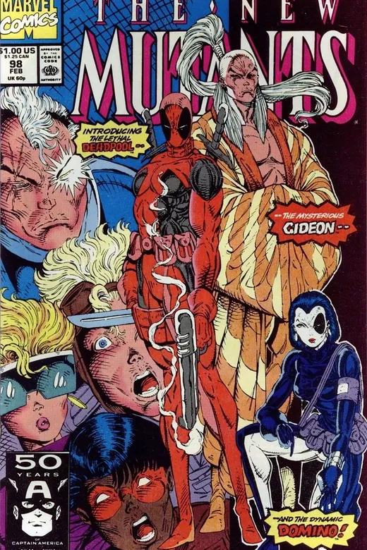 Deadpool first appearance in New Mutants #98