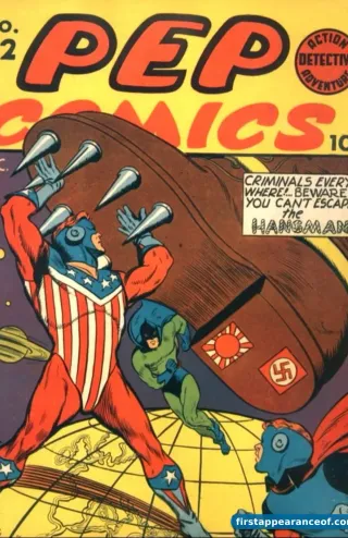 Pep Comics #22 (1941). Archie Andrews's first appearance, in a six-page back-up feature. The cover features The Shield (the comic's lead character), not Archie.