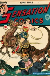 Sensation Comics #6 cover