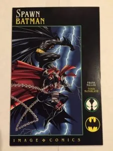 Spawn/Batman one-shot cover by Frank Miller and Todd McFarlane