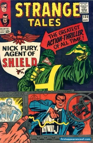 First appearance of Hydra — the cover of Strange Tales #135 (1965).