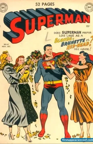 Superman #61 (1949), the issue containing 'Superman Returns to Krypton!', the first comic-book appearance of kryptonite.