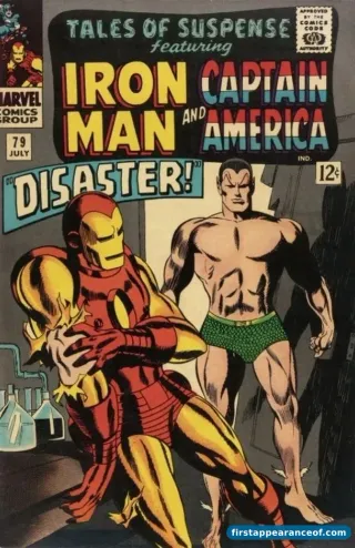 Tales of Suspense #79 (1966). Stan Lee and Jack Kirby. The Cosmic Cube's first appearance. The cover features Captain America fighting AIM, the criminal organization that created the Cube.
