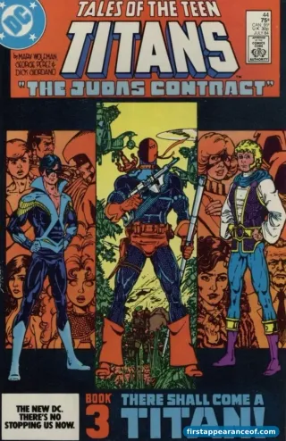 Tales of the Teen Titans #44 (1984). Dick Grayson debuts as Nightwing.