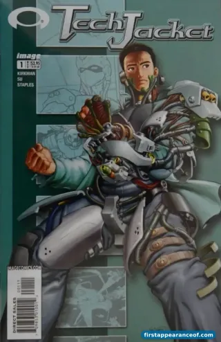 Tech Jacket #1 (2002). Mark Grayson's first cameo inside.