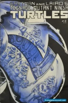 Teenage Mutant Ninja Turtles #2 (1984). Mirage Studios. April O'Neil debuts in the second issue of Eastman and Laird's black-and-white series.