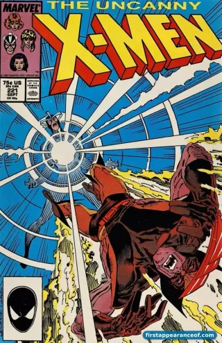 Uncanny X-Men #221 (1987). Mr. Sinister debuts. Chris Claremont and Marc Silvestri.