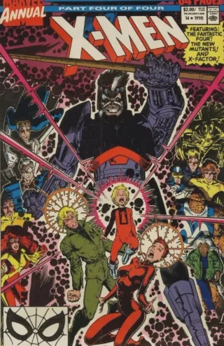 Gambit's first cameo, Uncanny X-Men Annual #14 (1990).