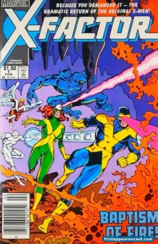 First appearance of X-Factor — the cover of X-Factor #1 (1986).