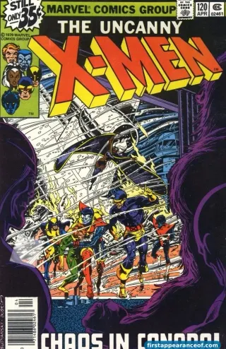 First appearance of Alpha Flight — the cover of X-Men #120 (1979).